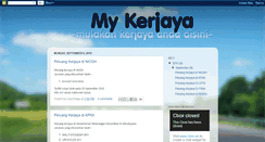 Desktop Screenshot of my-kerjaya.blogspot.com