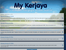 Tablet Screenshot of my-kerjaya.blogspot.com