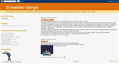 Desktop Screenshot of maestrogiorgio.blogspot.com