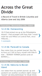 Mobile Screenshot of across-the-great-divide.blogspot.com