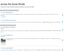 Tablet Screenshot of across-the-great-divide.blogspot.com