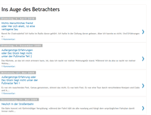 Tablet Screenshot of insaugedesbetrachters.blogspot.com