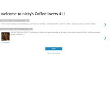 Tablet Screenshot of coffeelovers411.blogspot.com