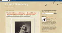 Desktop Screenshot of cakeordemocracy.blogspot.com