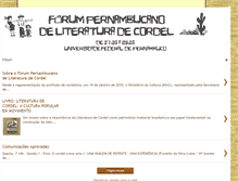 Tablet Screenshot of forumcordel.blogspot.com