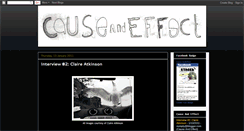 Desktop Screenshot of causeandeffectart.blogspot.com