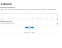 Tablet Screenshot of lowongantki.blogspot.com
