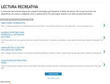 Tablet Screenshot of lecturarecreativa.blogspot.com