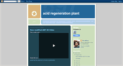 Desktop Screenshot of acidregenerationplant.blogspot.com