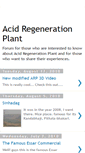 Mobile Screenshot of acidregenerationplant.blogspot.com