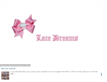 Tablet Screenshot of lacedreams.blogspot.com