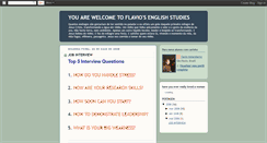 Desktop Screenshot of flavio-english.blogspot.com