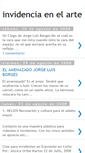 Mobile Screenshot of invidenciaenelarte.blogspot.com