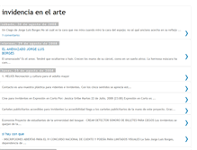 Tablet Screenshot of invidenciaenelarte.blogspot.com