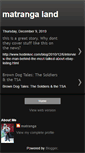 Mobile Screenshot of matrangaland.blogspot.com