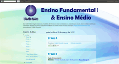 Desktop Screenshot of colegio-dimensao.blogspot.com