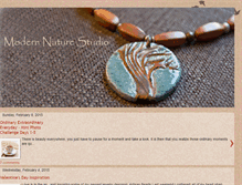 Tablet Screenshot of modernnaturestudio.blogspot.com