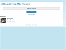 Tablet Screenshot of lagacetadeltrialmasparalelo.blogspot.com