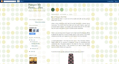 Desktop Screenshot of pampermeprettyplez.blogspot.com