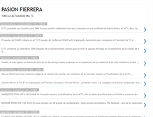 Tablet Screenshot of pasionfierrera.blogspot.com