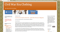 Desktop Screenshot of civil-war-clothing.blogspot.com