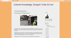 Desktop Screenshot of colonelknowledge.blogspot.com