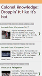 Mobile Screenshot of colonelknowledge.blogspot.com