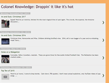 Tablet Screenshot of colonelknowledge.blogspot.com