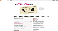 Desktop Screenshot of laescuelateatro.blogspot.com