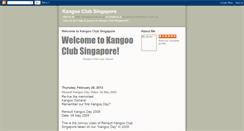 Desktop Screenshot of kangooclubsingapore.blogspot.com