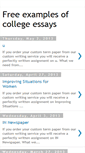 Mobile Screenshot of free-examples-of-college-essays.blogspot.com