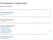 Tablet Screenshot of free-examples-of-college-essays.blogspot.com