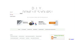 Desktop Screenshot of diyhowtodo.blogspot.com