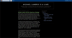 Desktop Screenshot of michaellambrixtheliar.blogspot.com