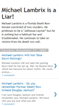 Mobile Screenshot of michaellambrixtheliar.blogspot.com