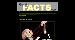 Desktop Screenshot of geizifacts.blogspot.com