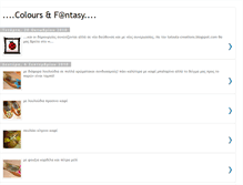 Tablet Screenshot of coloursandfantasy.blogspot.com