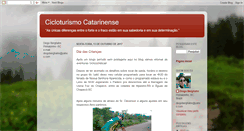 Desktop Screenshot of cicloturismocatarinense.blogspot.com