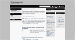 Desktop Screenshot of onlinenepalnews.blogspot.com