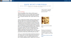 Desktop Screenshot of davehuntswritings.blogspot.com