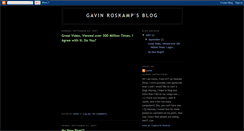 Desktop Screenshot of gavinroskamp.blogspot.com