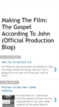 Mobile Screenshot of makingthefilmthegospelaccordingtojohn.blogspot.com