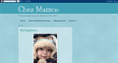 Desktop Screenshot of chezmaison.blogspot.com