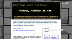 Desktop Screenshot of materiaisdeconcurso.blogspot.com