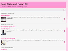 Tablet Screenshot of keepcalmandpolishon.blogspot.com