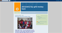 Desktop Screenshot of alexandriabaygirlshockeyteam.blogspot.com