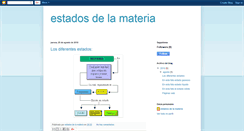 Desktop Screenshot of estadosdelamateriabetty.blogspot.com