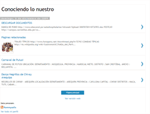 Tablet Screenshot of conociendo-lo-nuestro.blogspot.com