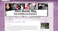 Desktop Screenshot of ana-s-beautyblog.blogspot.com