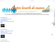 Tablet Screenshot of desprelocuriledemunca.blogspot.com